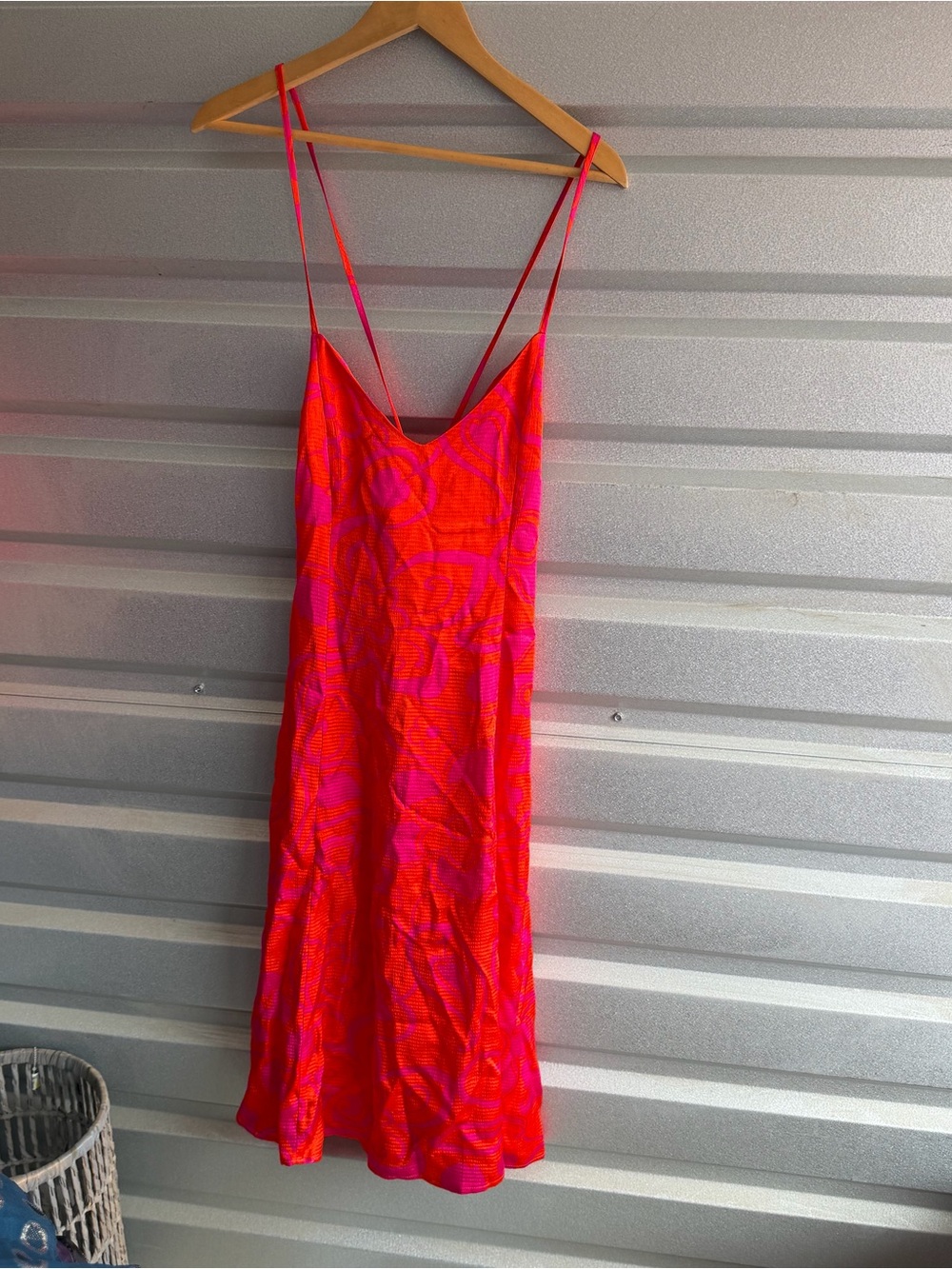 Sézane Marguerita slip dress in Verone print